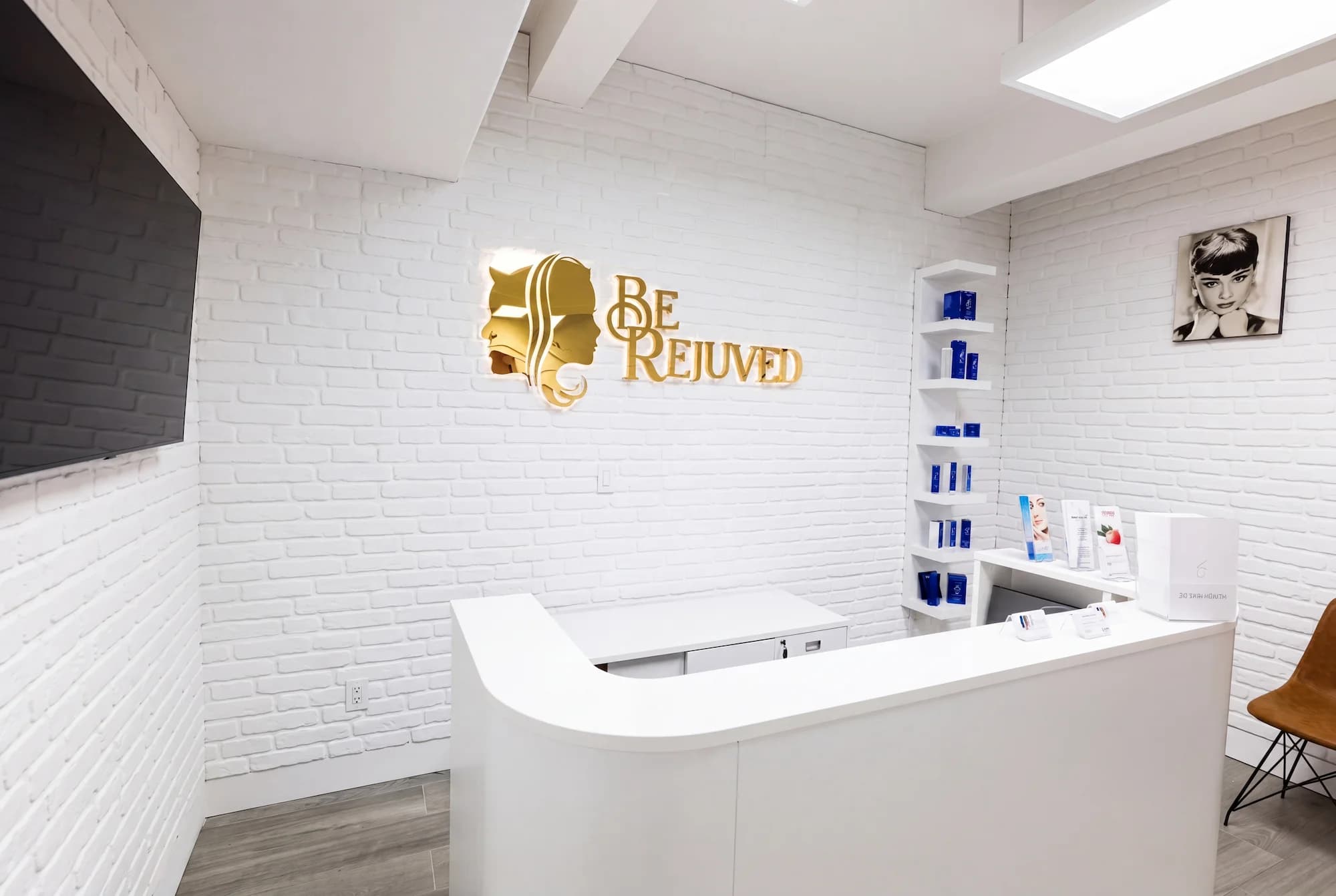BeRejuved luxury medical wellness clinic interior in Manhattan