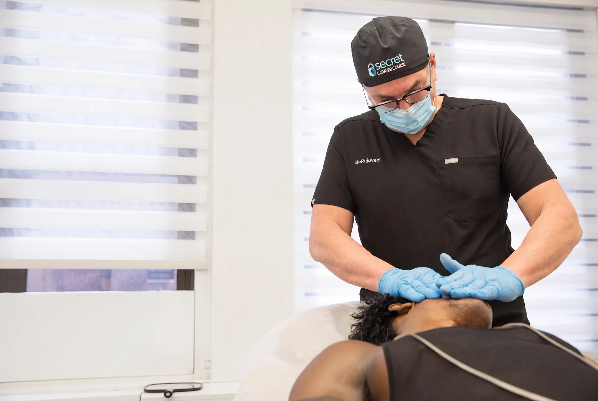 BeRejuved patient care experience in a private clinical setting